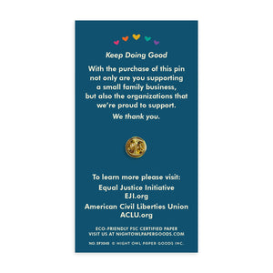 Unity Blue Enamel Pin