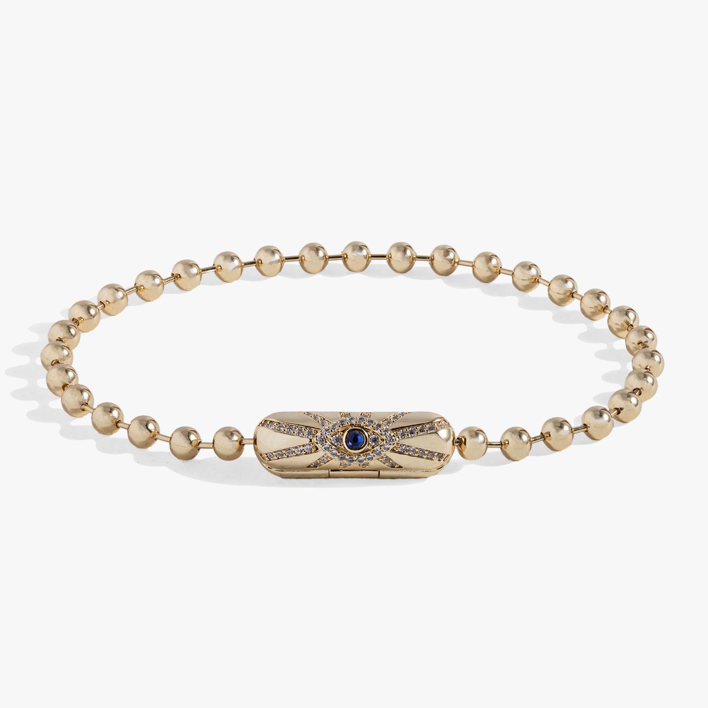 Evil Eye Barrel Closure Bracelet