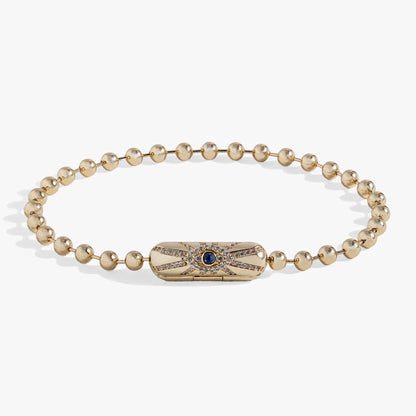 Evil Eye Barrel Closure Bracelet