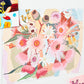 100 Piece Magnetic Puzzle With a Flowering Gum Design
