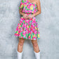 LAST NIGHT WOVEN MINI DRESS