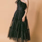 SOME FRESH AIR FUCHSIA TULLE MIDI DRESS