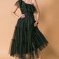 SOME FRESH AIR FUCHSIA TULLE MIDI DRESS