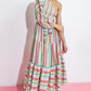 NO MATTER WHERE I GO WOVEN MIDI DRESS