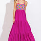 AFTER PARTY WOVEN MIDI DRESS