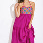 AFTER PARTY WOVEN MIDI DRESS