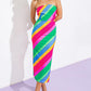 ALL OR NOTHING PONTI MIDI DRESS