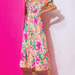 IT STARTS NOW WOVEN MIDI DRESS