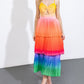 SEEING YOU AGAIN WOVEN MIDI DRESS