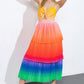 SEEING YOU AGAIN WOVEN MIDI DRESS