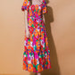 EVERYONE'S DESIRE WOVEN MIDI DRESS