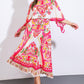 STUCK ON YOU WOVEN MIDI DRESS