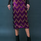 BE HAPPY FRIEND SEQUIN MIDI SKIRT