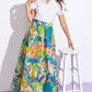 COASTAL CHIC WOVEN MAXI SKIRT