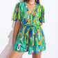 IN MY HAPPY PLACE WOVEN ROMPER