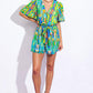 IN MY HAPPY PLACE WOVEN ROMPER