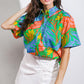 ONE STEP AT A TIME WOVEN TOP