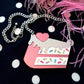 Funfetti Slice Of Cake Acrylic Statement Necklace