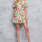 FREE ME TODAY FLORAL WOVEN MINI DRESS
