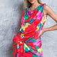 BLOOM SEASON WOVEN MINI DRESS
