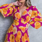 LOOK AT HER FLORAL WOVEN MIDI DRESS