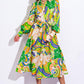 DESIRABLE STYLE WOVEN MIDI DRESS