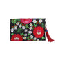 Fiesta Hmong Embroidered Leather Tassel Envelope Clutch Bag - Thailand