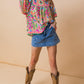 SPARKLY ENERGY WOVEN TOP