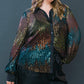 CAUSE A COMMOTION SEQUIN BLOUSE