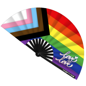Pride Rainbow Flag Fan