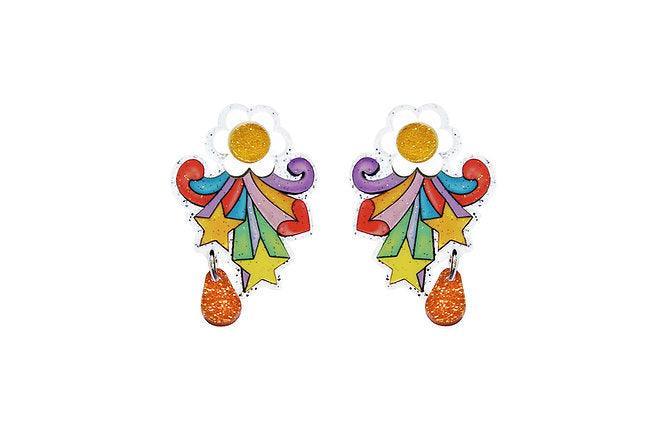 Flower Power Earrings by Laliblue