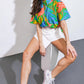 ONE STEP AT A TIME WOVEN TOP