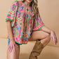 SPARKLY ENERGY WOVEN TOP