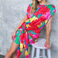 BLOOM SEASON WOVEN MINI DRESS