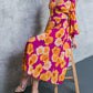 LOOK AT HER FLORAL WOVEN MIDI DRESS