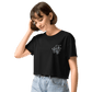 Fuck Off Embroidered Crop Top