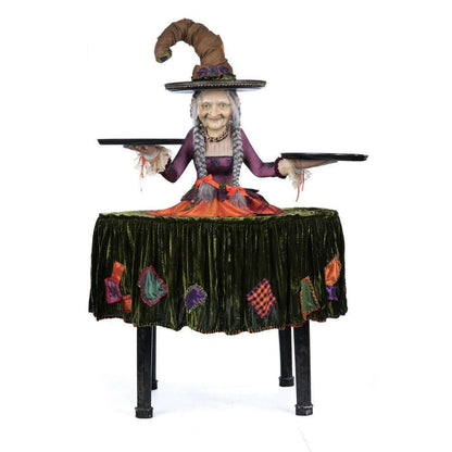 Gertrude Grimoir Witch Cupcake Server | Halloween Decor | Katherine's Collection