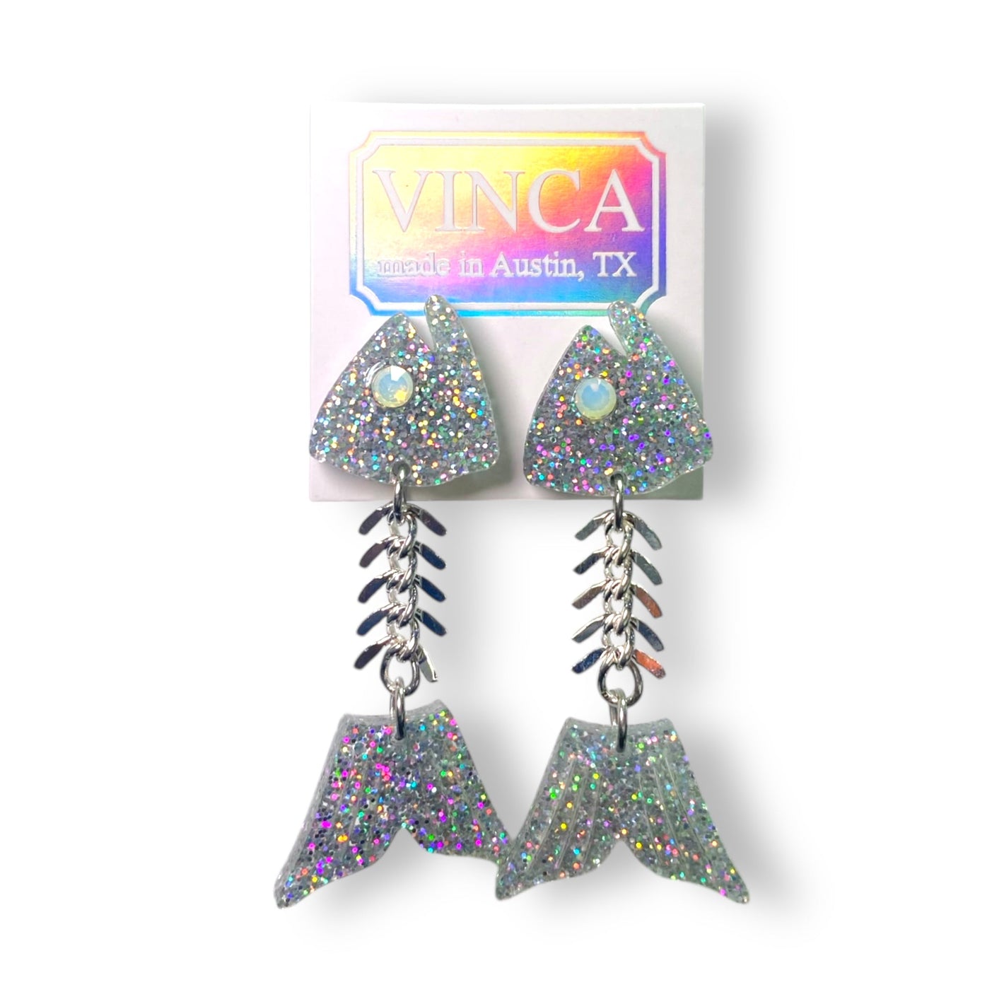 Gill-ty Pleasure Fish Bone Earrings