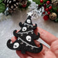 Gothic Christmas Tree Brooch by Cherryloco