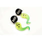Green Ghost Earrings by Laliblue