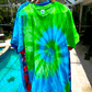Green Spiral Premium Hand-Dyed Comfort Shirt