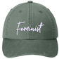 Garment washed Dad Hat - Feminist