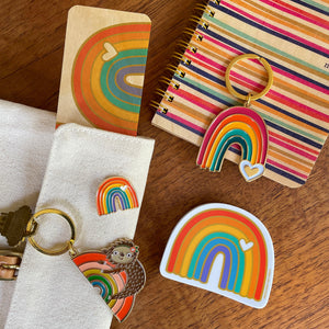 Rainbows Wood Bookmark