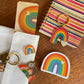 Rainbow Enamel Keychain