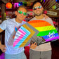 Pride Rainbow Flag Fan