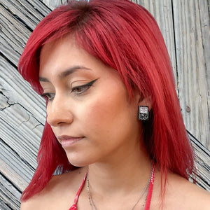 LAST CHANCE! Composition Notebook Earrings- Screenplays Starring My Cat