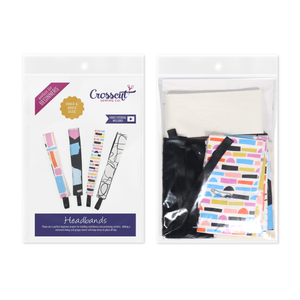 Headband Sewing Kit - Abstract Black - Makes 4 Headbands