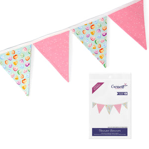 February Candy Hearts - Pennant Banner Sewing Kit