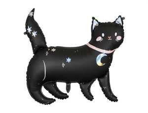 Holographic Black Cat Balloon