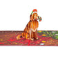 Christmas Dog Pop Up Card